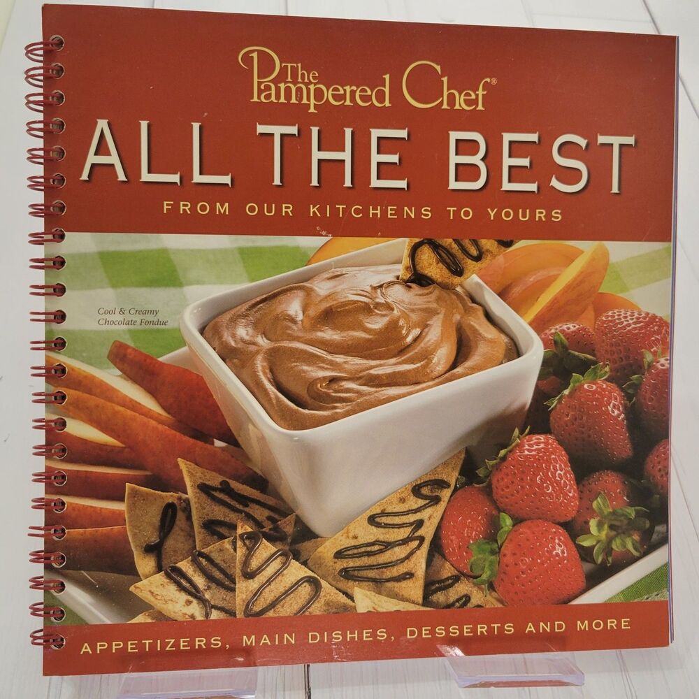 The Pampered Chef All the Best spiral bound cook book
